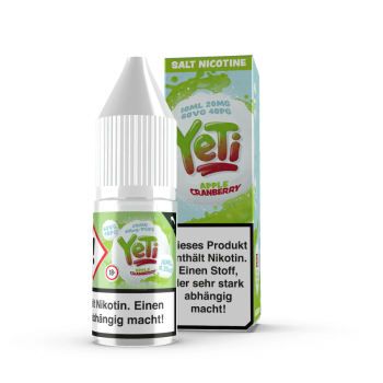 Yeti Nikotinsalz - Apple Cranberry